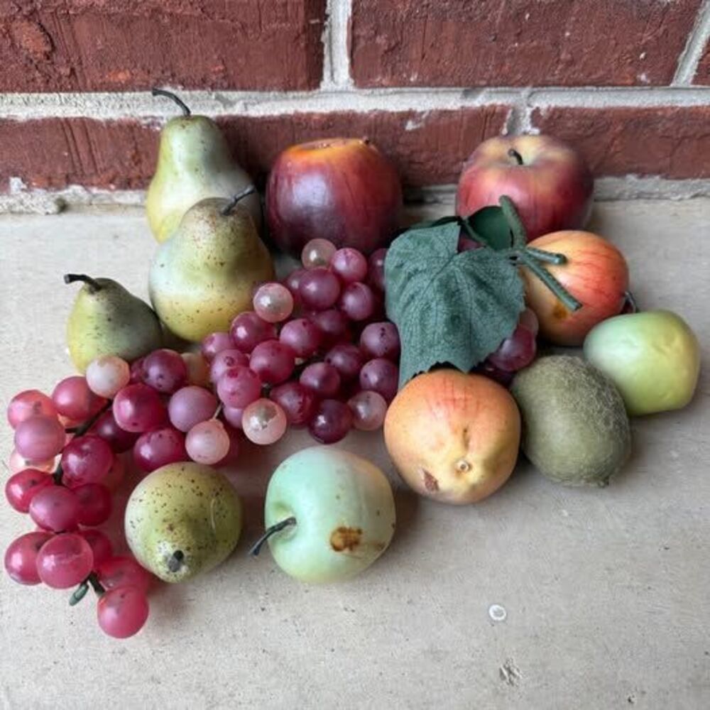 Realistic Fake Fruit Decorative Faux Fruit for Kitchen or Display